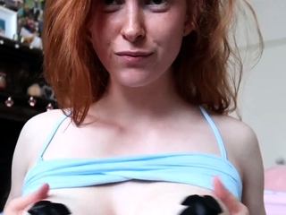 Big boobs milf masturbates with her dildo