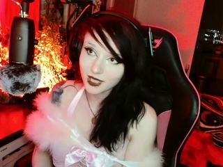 Cute curly brunette solo webcam masturbation