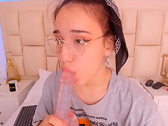 Young College Student With An Innocent Face Shows That She Knows How To Suck A Cock For You – Anime Girl