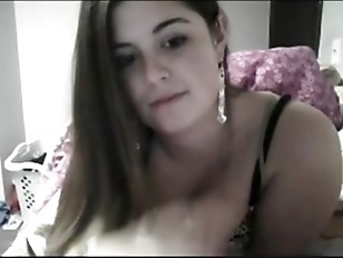 Horny girl on webcam